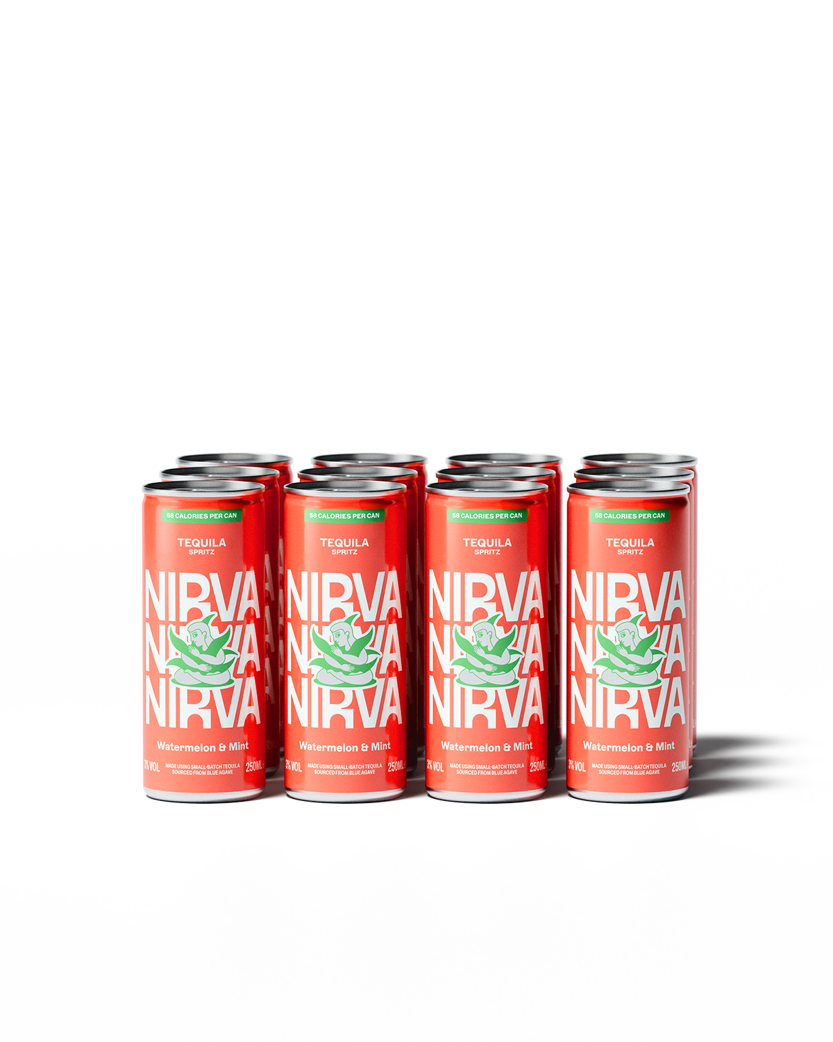 Watermelon & Mint Tequila Spritz 12x250ml